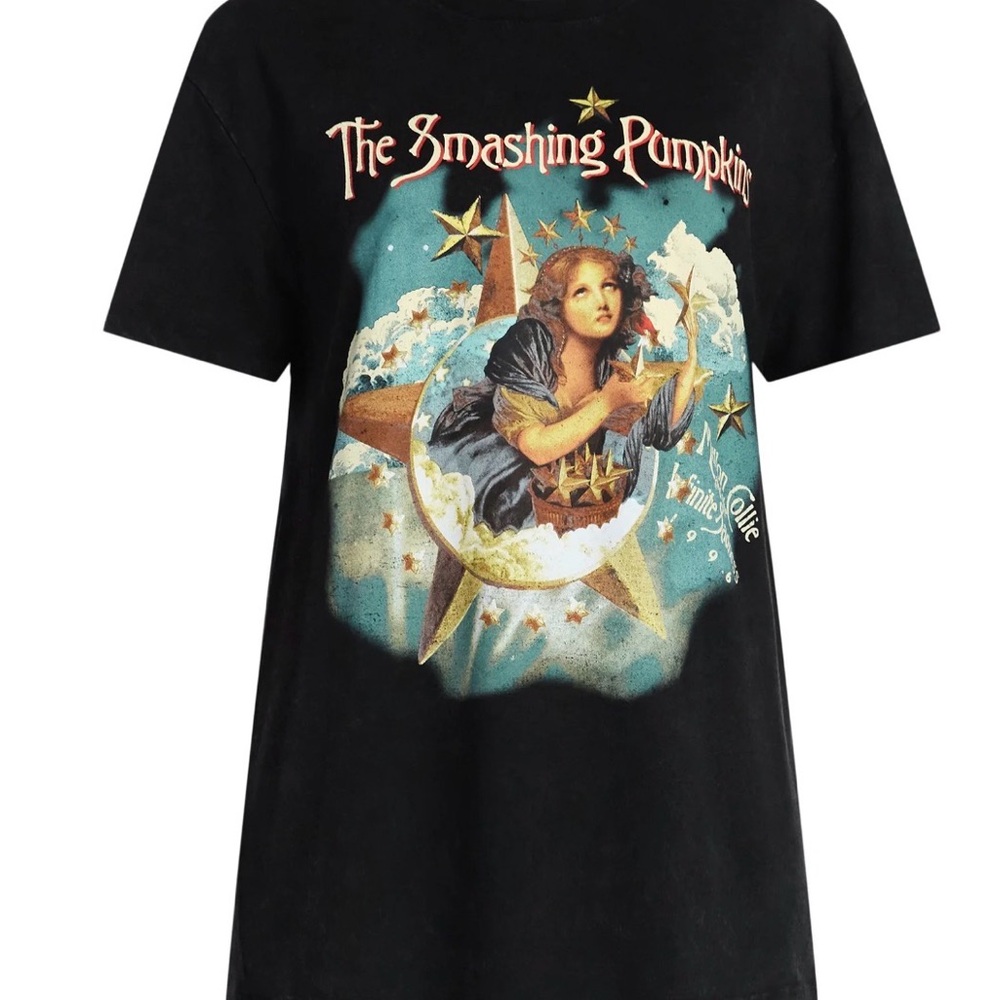 The Smashing Pumpkins Graphic Band Tee Shirt - Walmart - BNWT